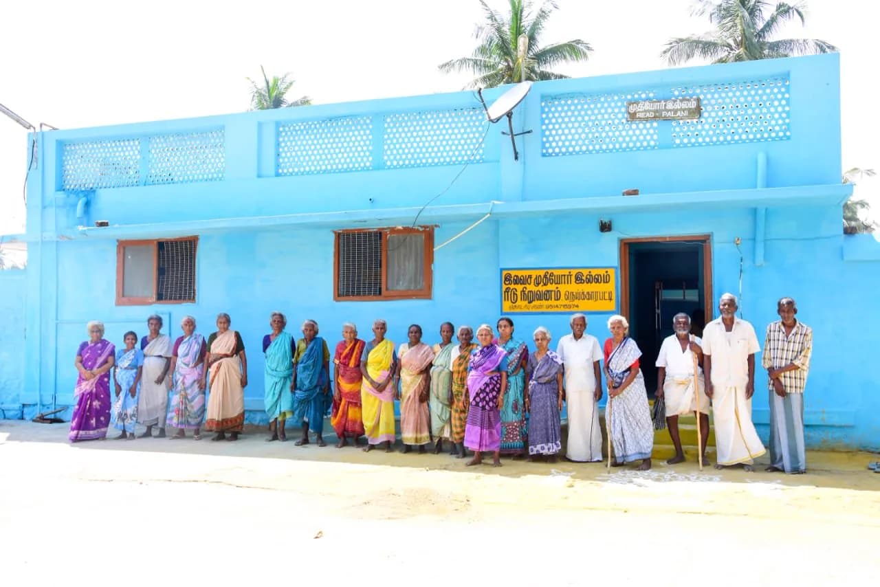 READ residents and team gathered outside the home